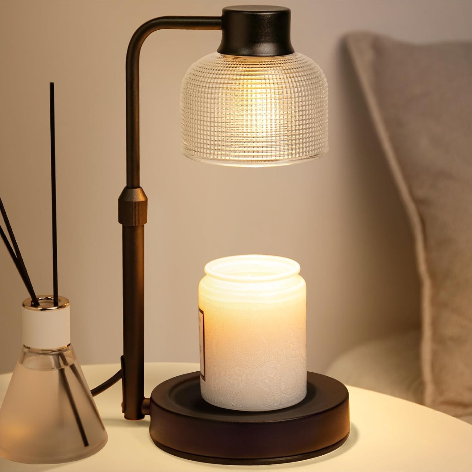 Wax Warmer - 타이머가 있는 캔들 워머 램프 -