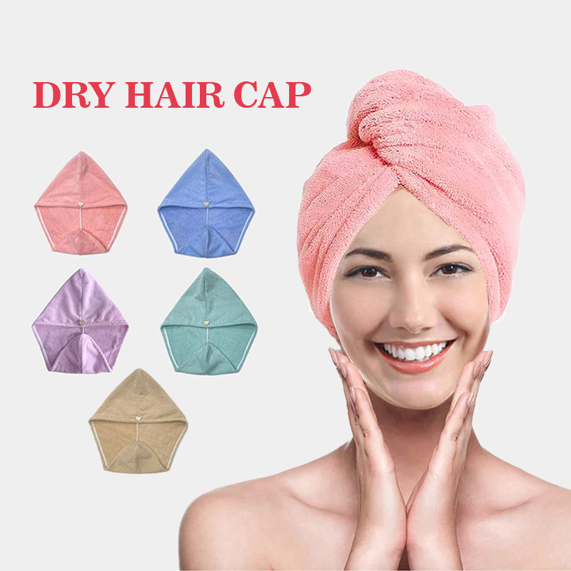 Spa Towel - 여성용 마이크로 화이버 헤어 타올 랩,