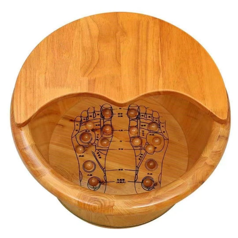 삼나무 발 담그는 욕조, 마사지 발 목욕통, 높이 26 - Spa Massager 리뷰 및 가격