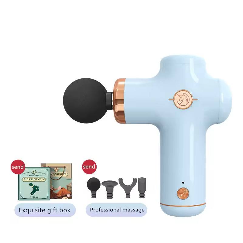 4개의 마사지 헤드가 있는 휴대용 미니 마사지건, US - Massage Gun 리뷰 및 가격