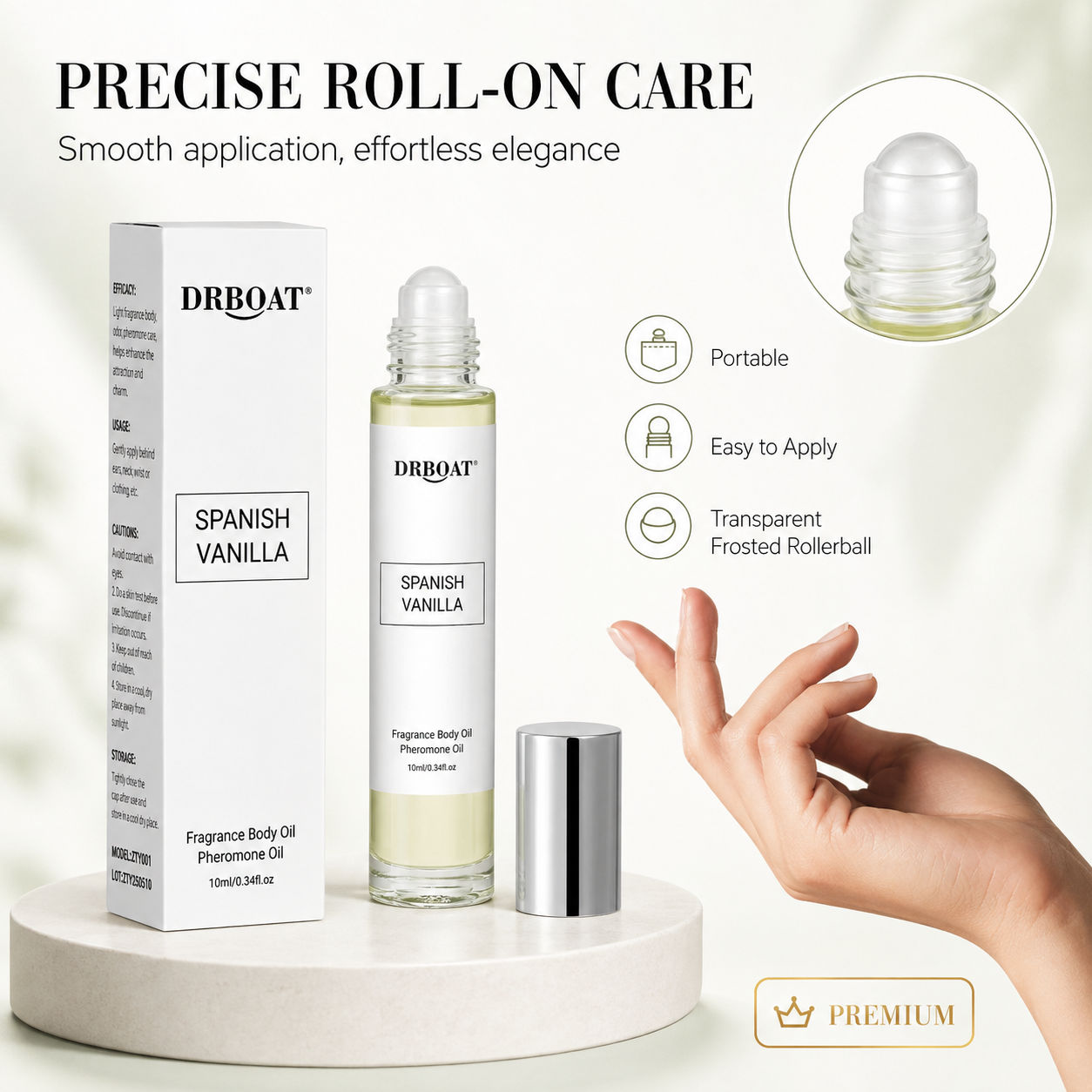 화이트 우드 페로몬 바디 오일 10ml, 알코올 무첨가 - Body Oil 리뷰 및 가격