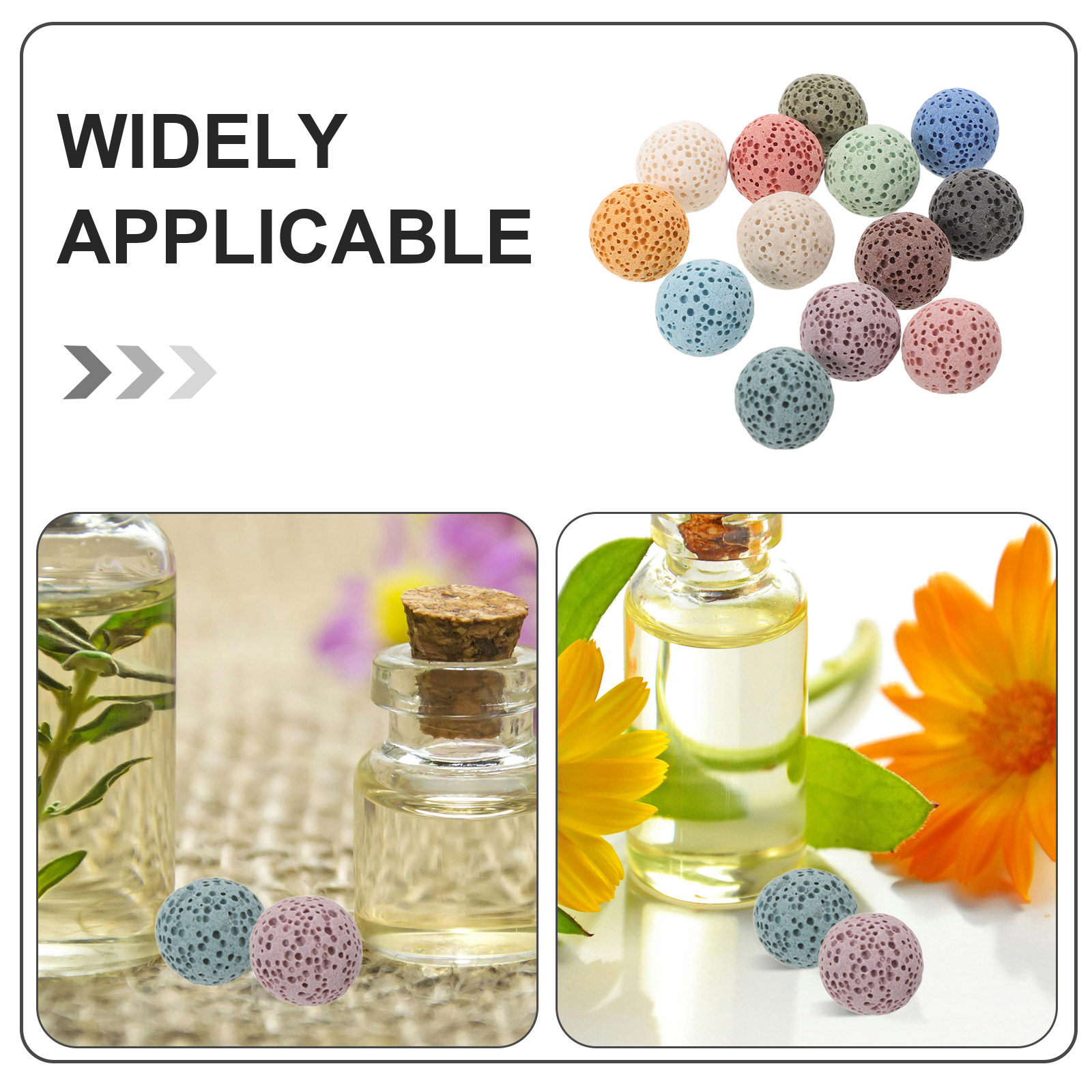 26개입, 다양한 색상의 화산석 비즈, 천연 아로마테라 - Aromatherapy Diffuser 리뷰 및 가격