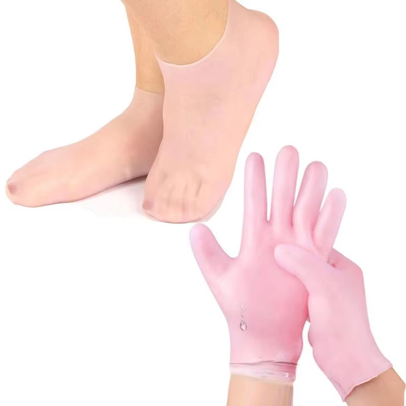 1쌍 실리콘 발 관리 양말 & 재사용 가능한 스파 젤  - Foot Spa 리뷰 및 가격